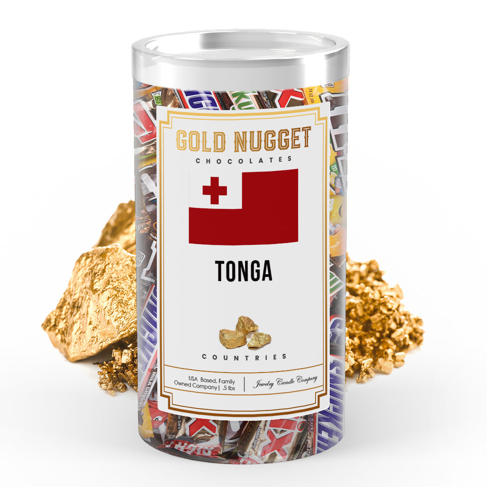 Tonga Countries Gold Nugget Chocolates