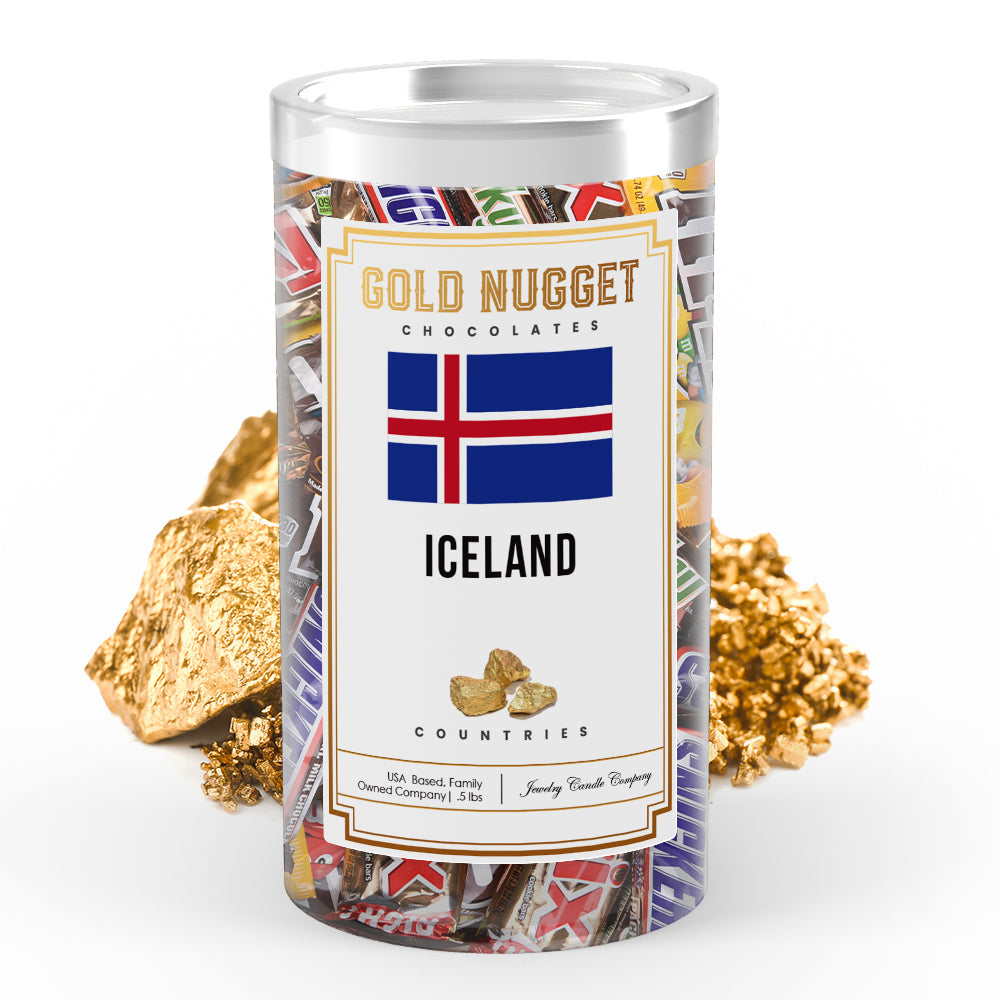 Iceland Countries Gold Nugget Chocolates