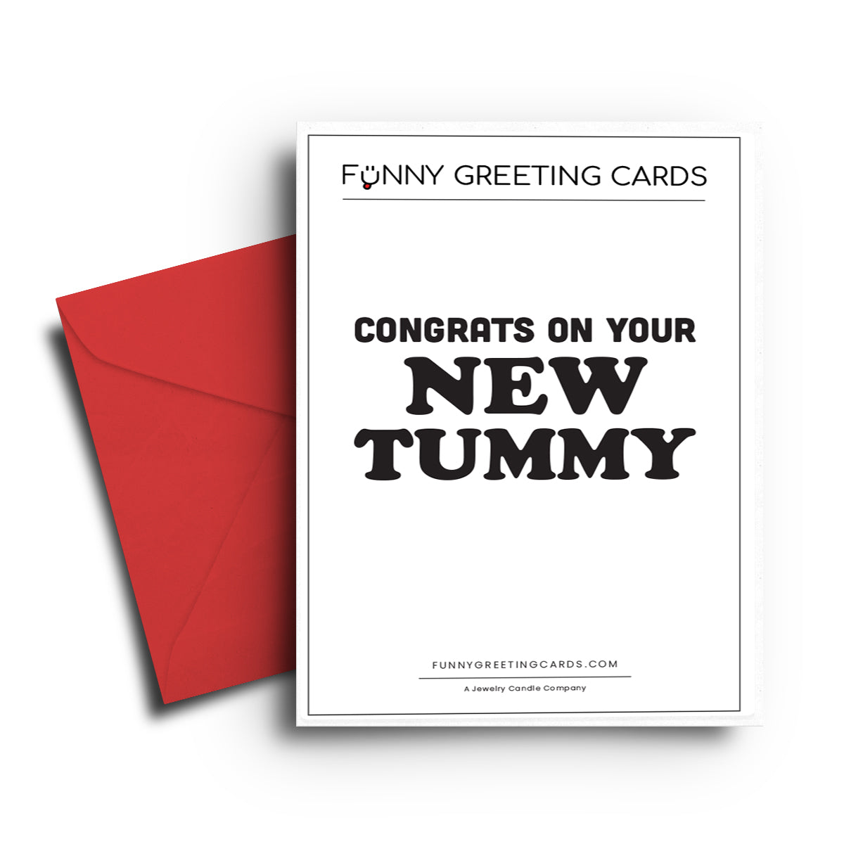 Congrats On Your New Tummy Funny Greeting Cards