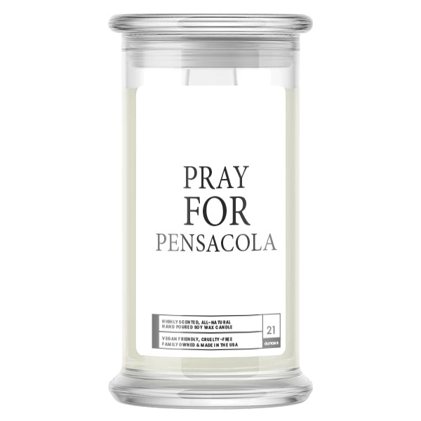 Pray For Pensacola Candle