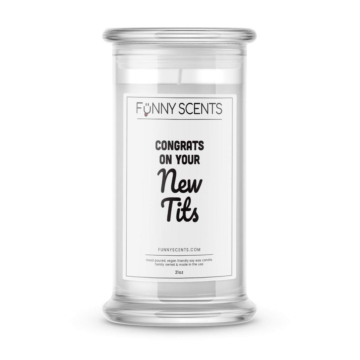Congrats On Your New Tits Funny Candles