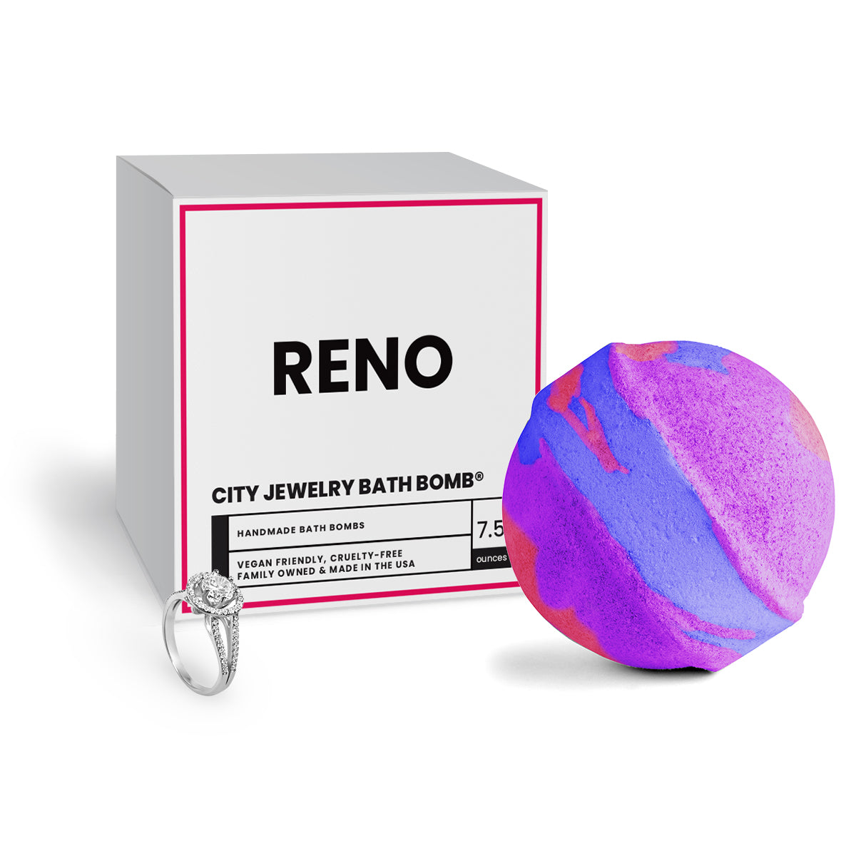 Reno City Jewelry Bath Bomb