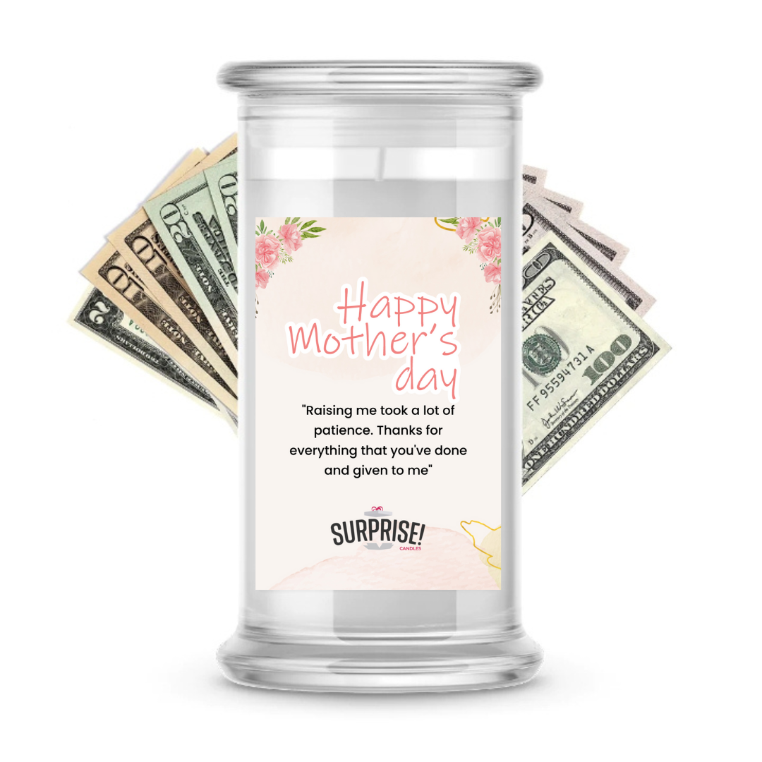 Happy Mother's Day | MOTHERS DAY CASH MONEY CANDLES
