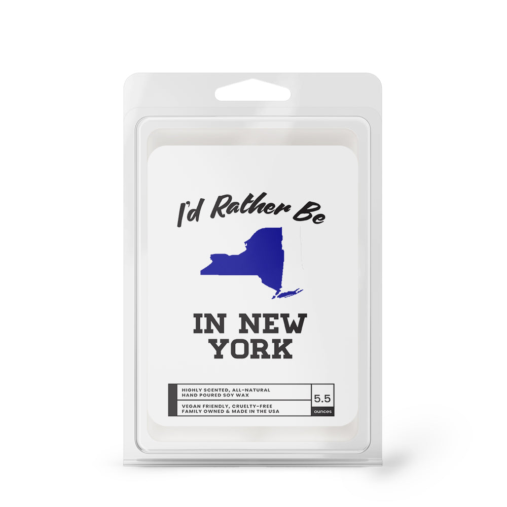 I'd rather be In New York Wax Melts