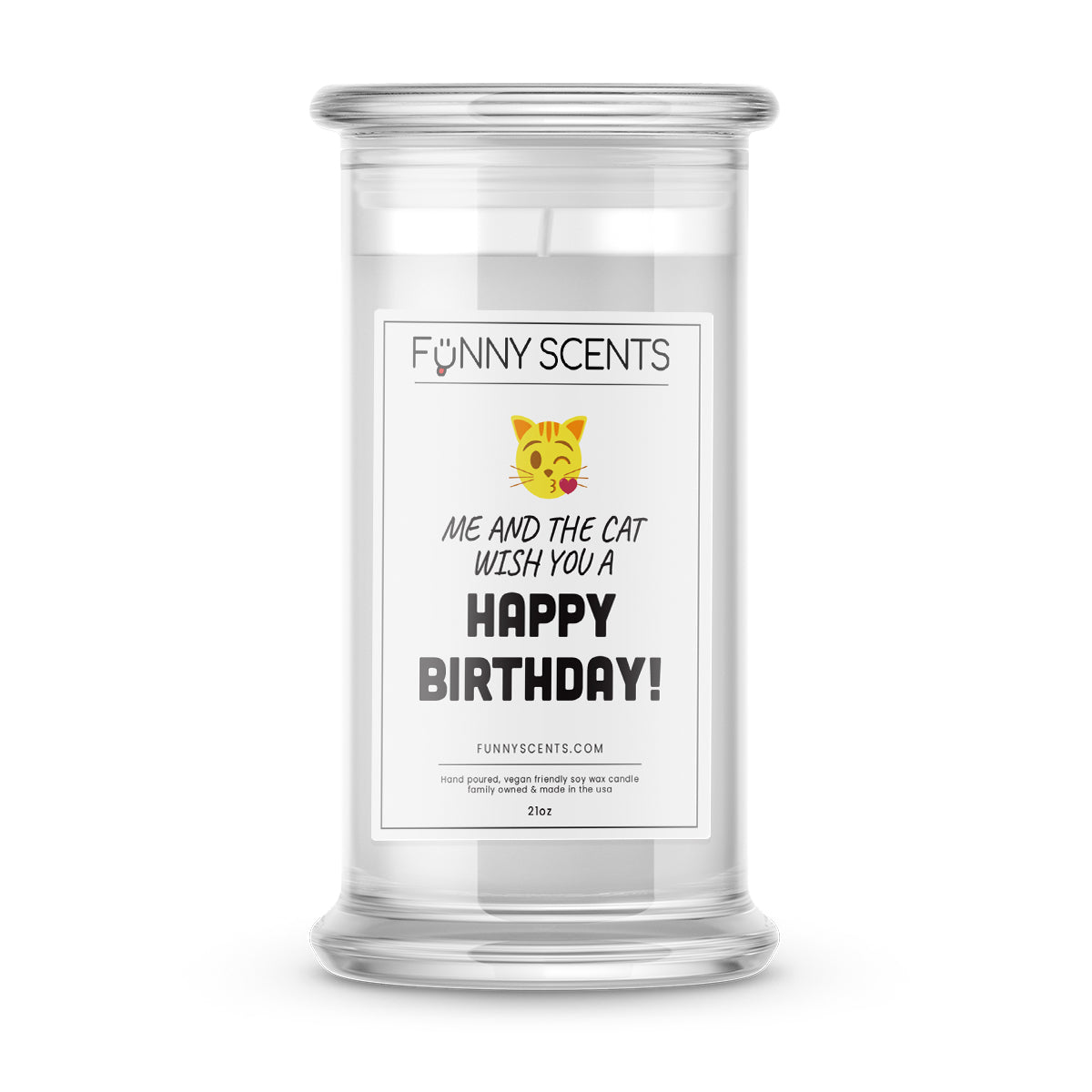 Me and The Cat wish you a Happy Birthday! Funny Candles