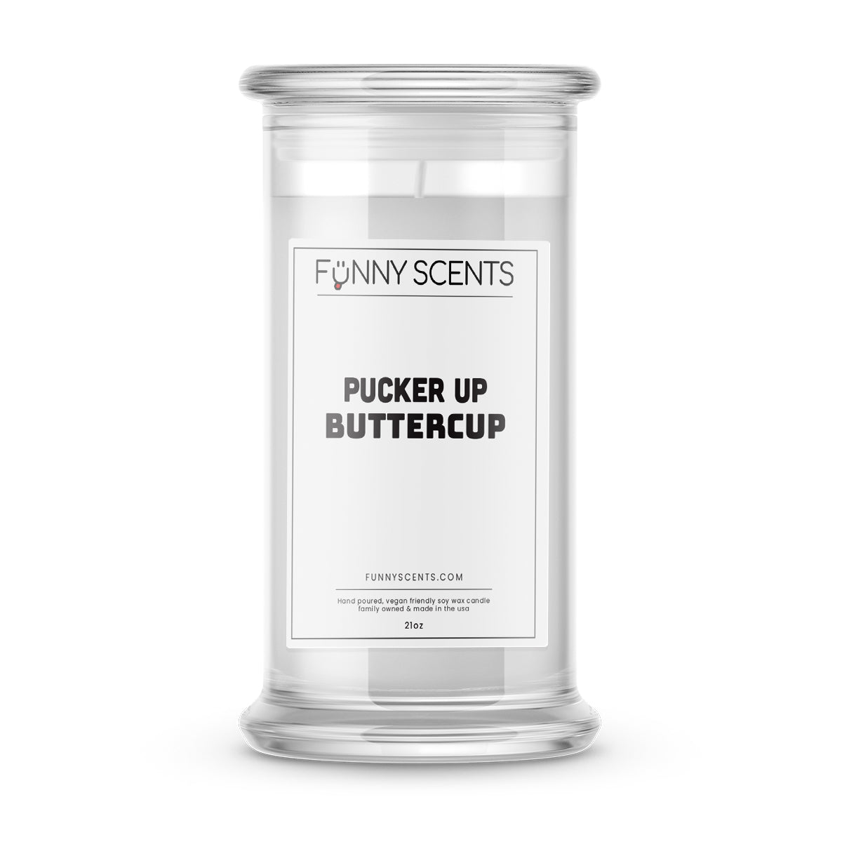 pucker up buttercup funny candle