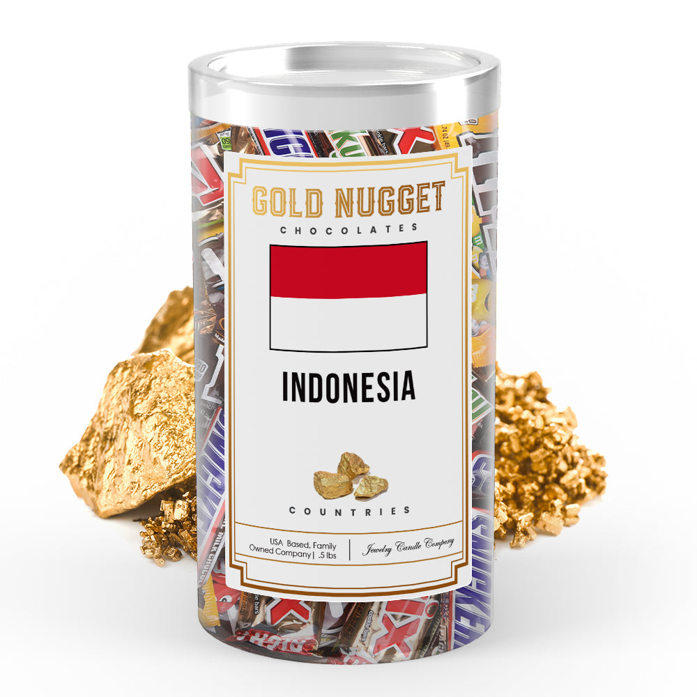 Indonesia Countries Gold Nugget Chocolates