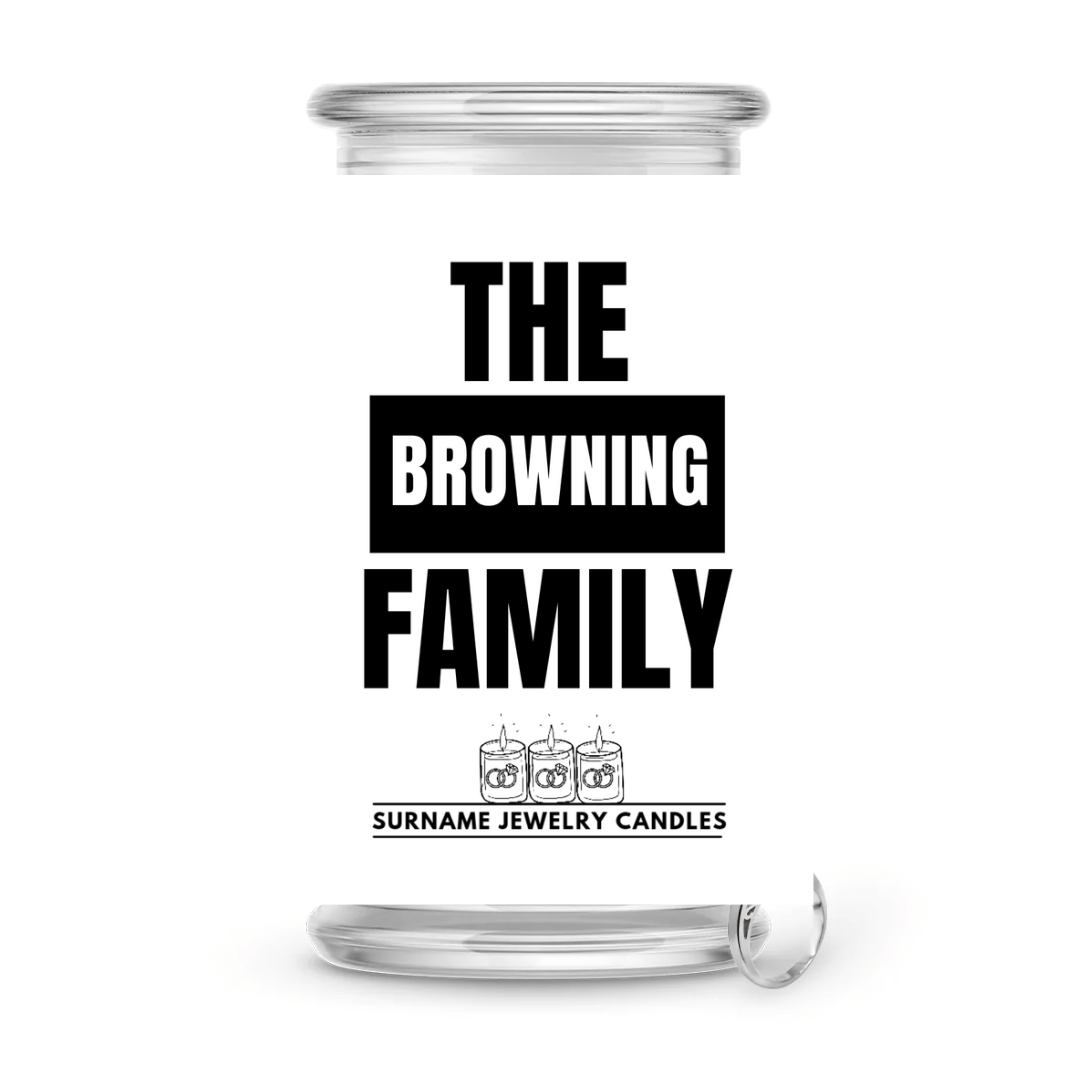 The Browning Family | Surname Jewelry Candles