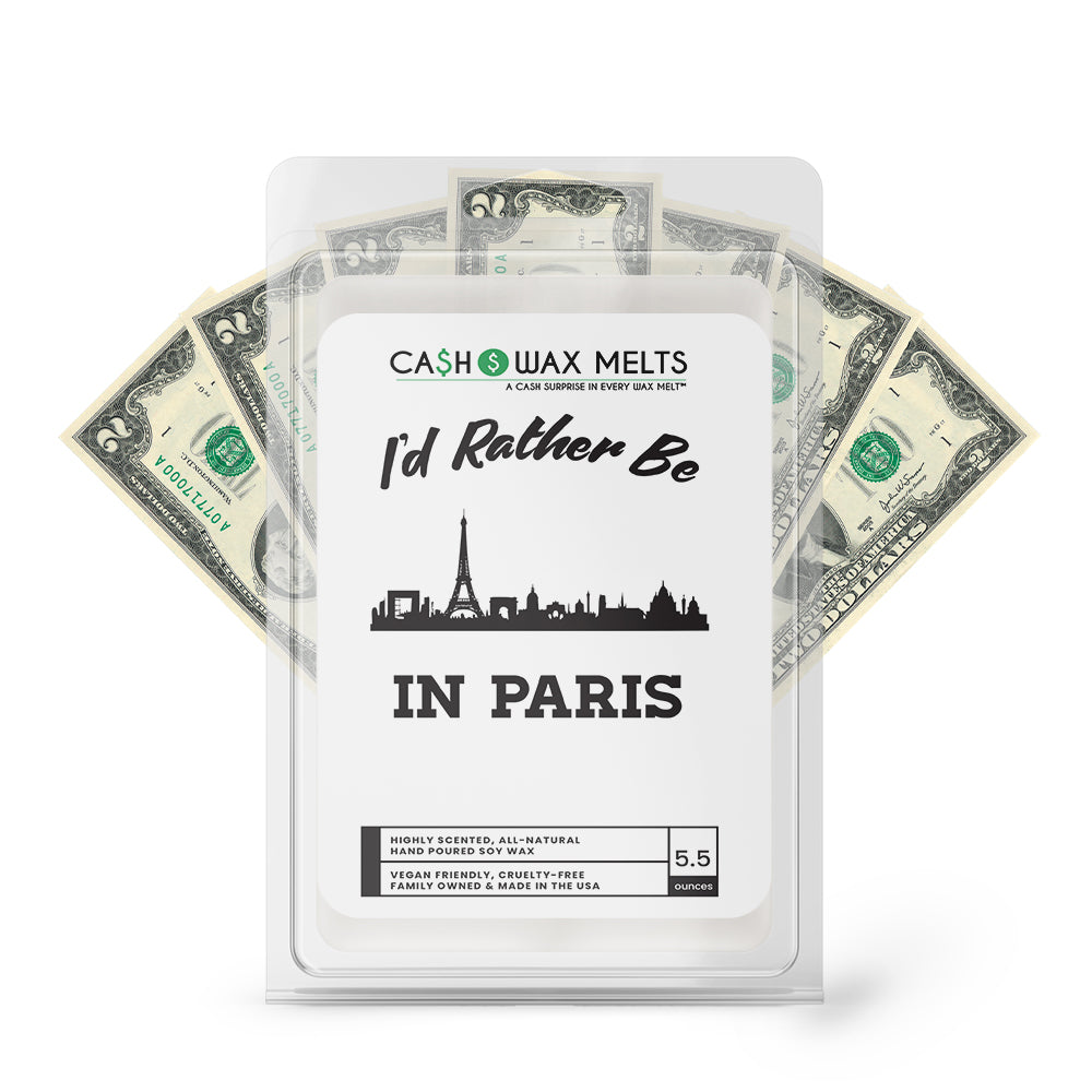 I'd rather be In Paris Cash Wax Melts