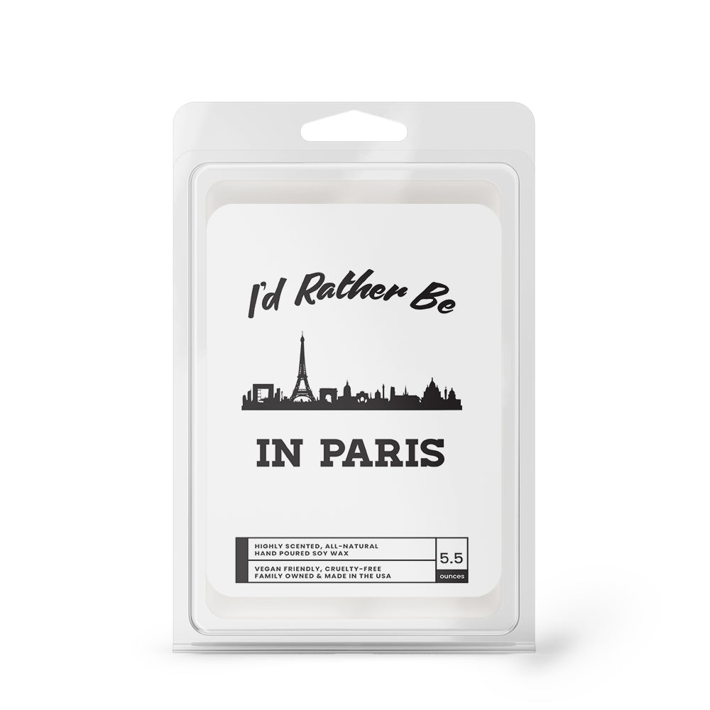 I'd rather be In Paris Wax Melts
