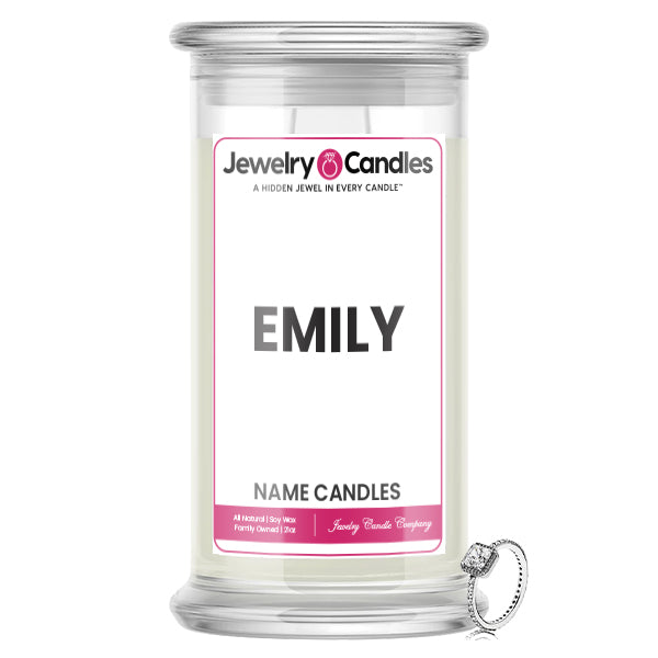 EMILY Name Jewelry Candles