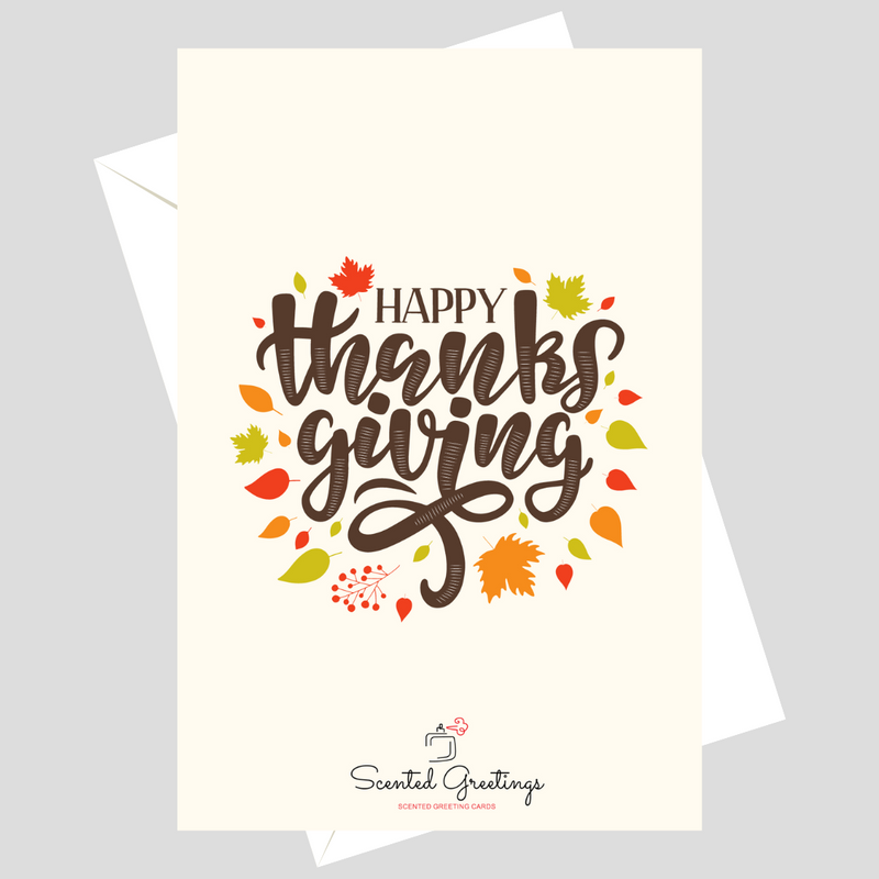 Happy Thanks Giving | Scented Greeting Cards