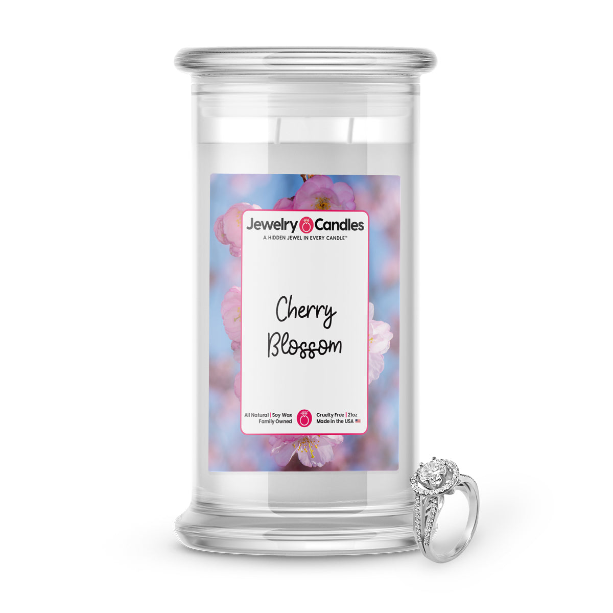 Cherry Blossom Jewelry Candle