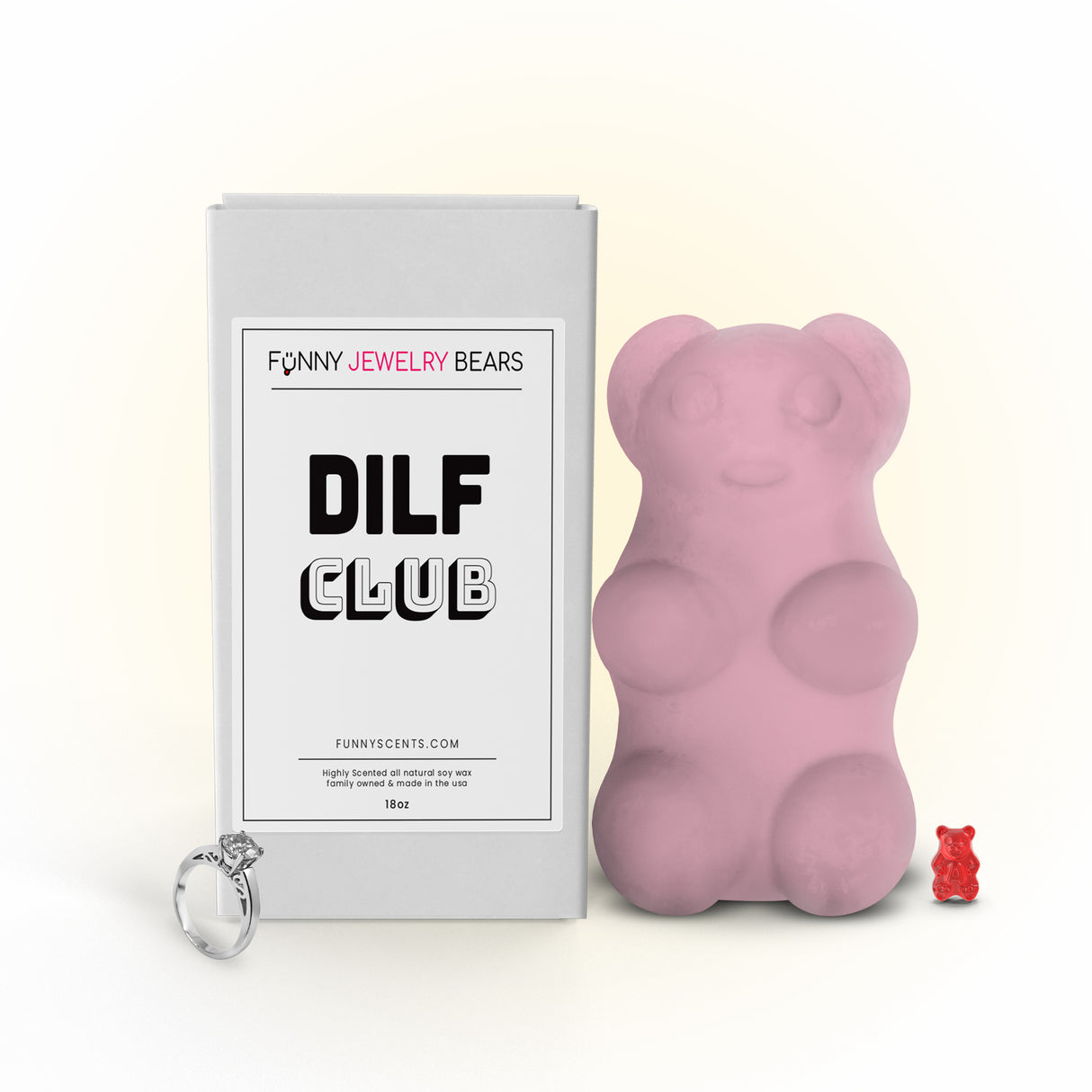 DILF Club Funny Jewelry Bear Wax Melts