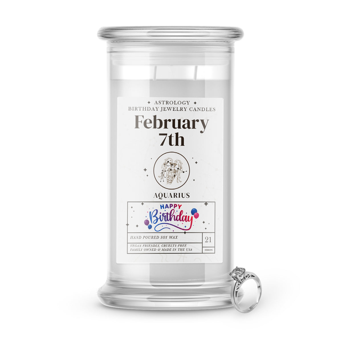 AQUARIUS | ASTROLOGY BIRTHDAY JEWELRY CANDLES