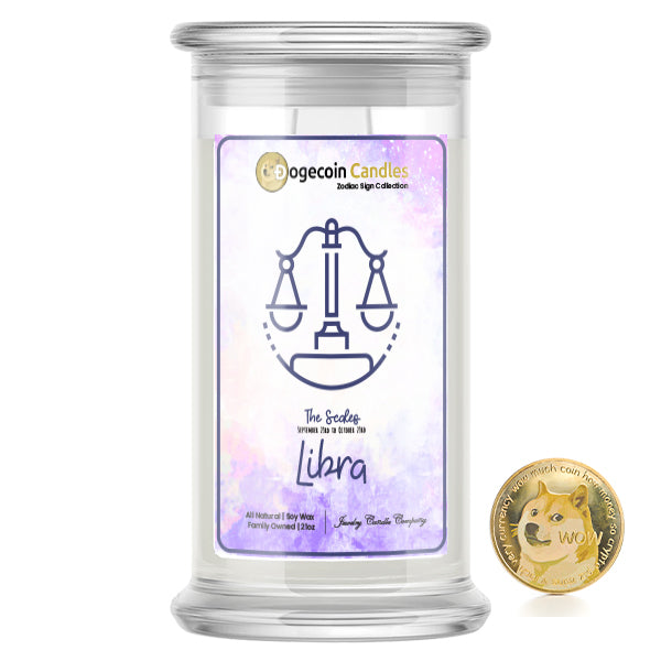 Libra Zodiac Dogecoin Candles