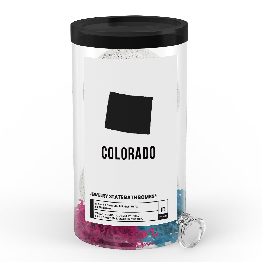 Colorado Jewelry State Bath Bombs