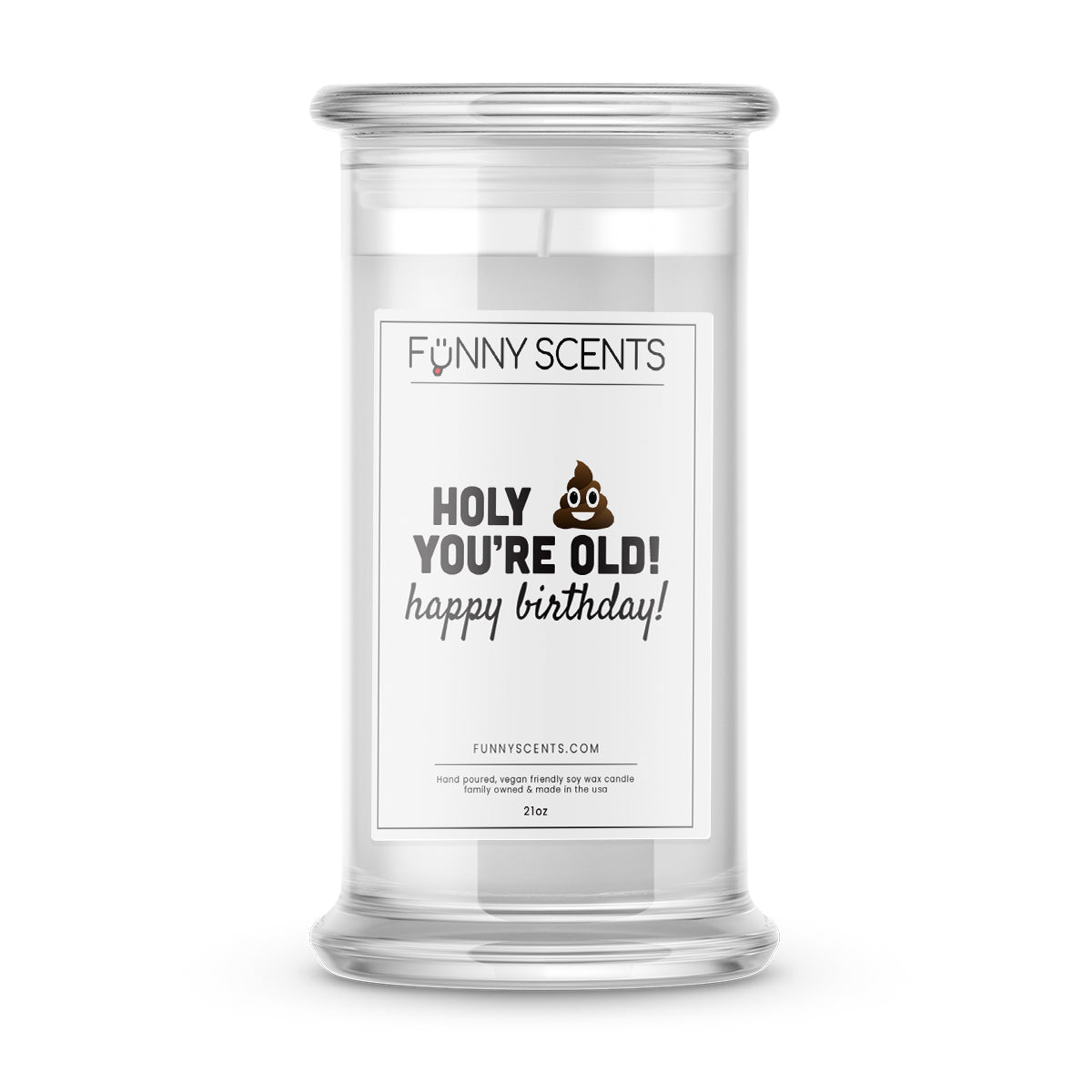 Holy Shit You're OLD! Happy Birthday Funny Candles