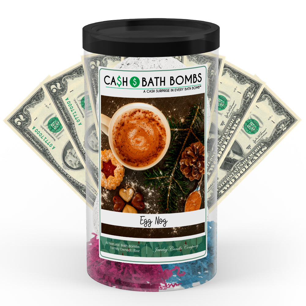 Egg Nog Cash Bath Bomb