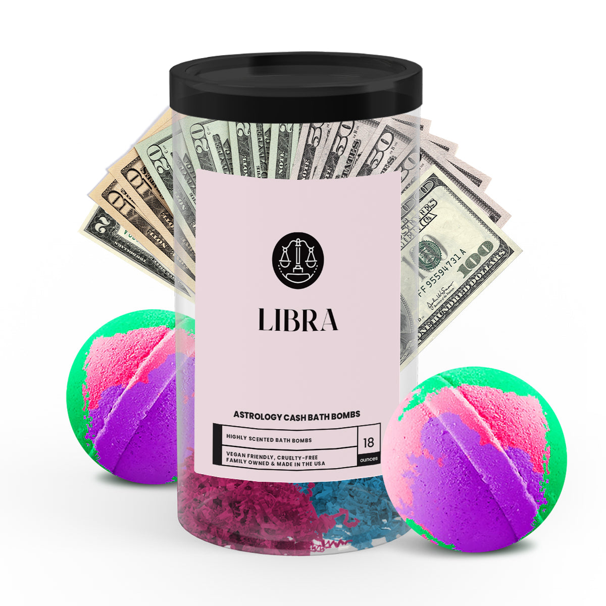 Libra Astrology Cash Bath Bombs