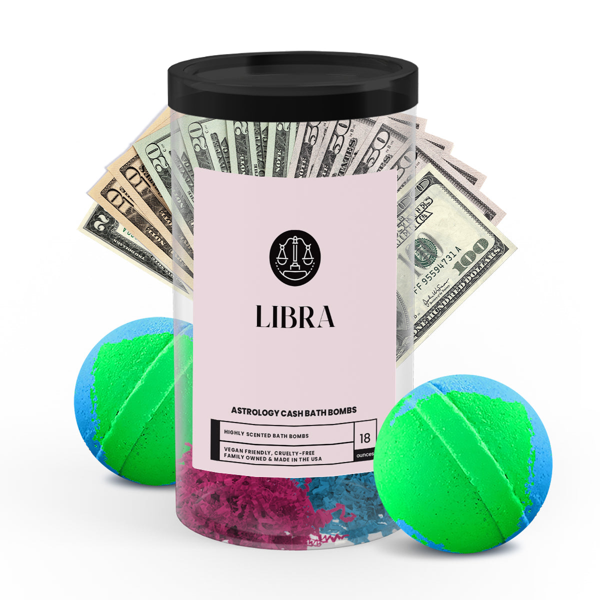 Libra Astrology Cash Bath Bombs