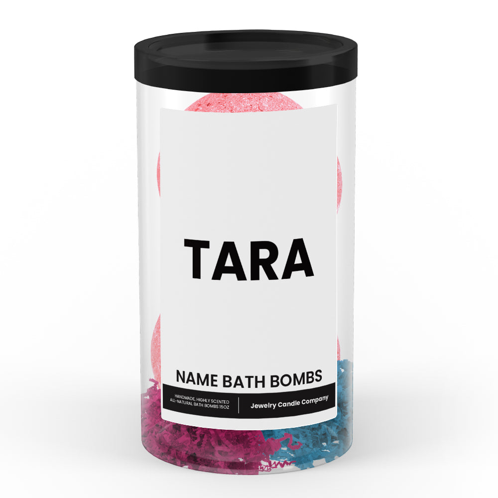TARA Name Bath Bomb Tube