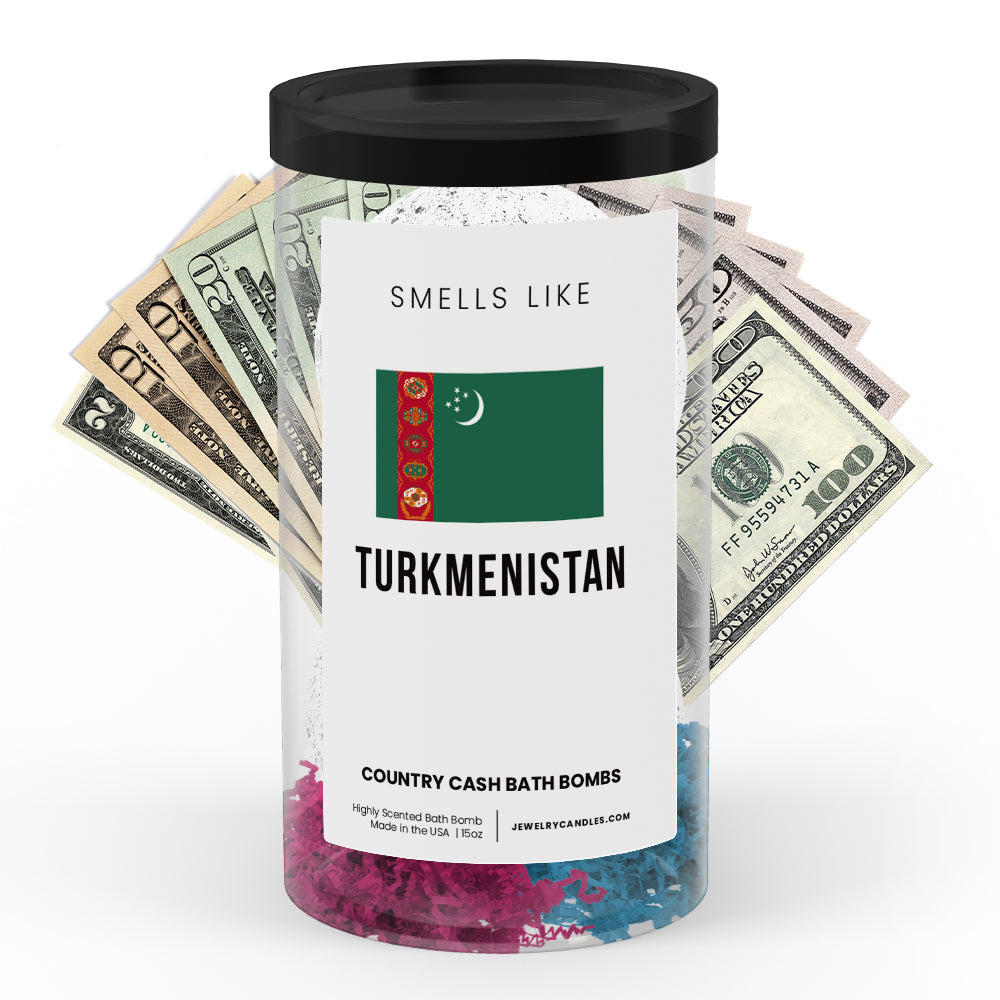 Smells Like Turkmenistan Country Cash Bath Bombs