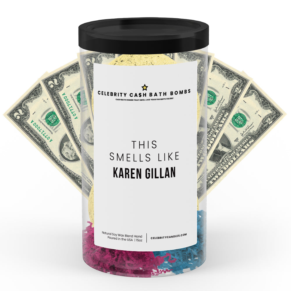 This Smells Like Karen Gillan Celebrity Cash Bath Bombs