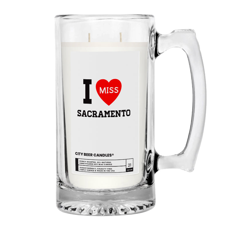 I miss Sacramento City Beer Candles