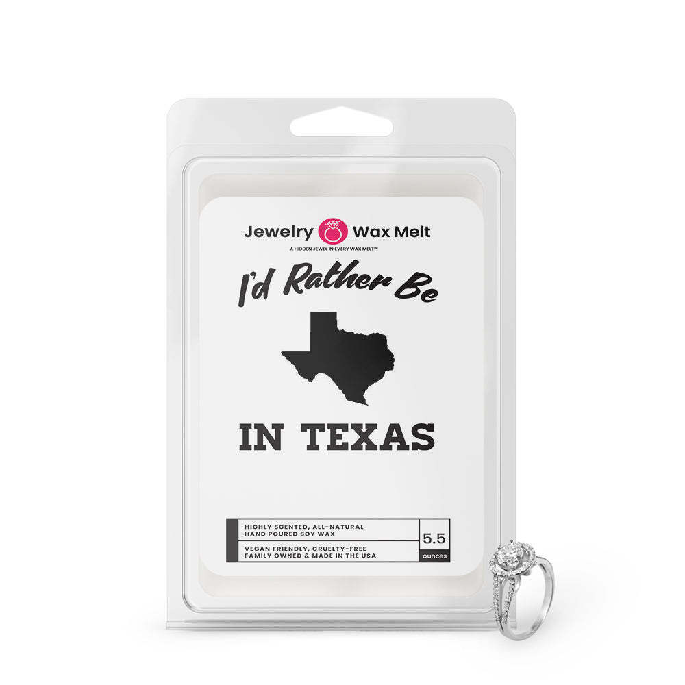 I'd rather be In Texas Jewelry Wax Melts