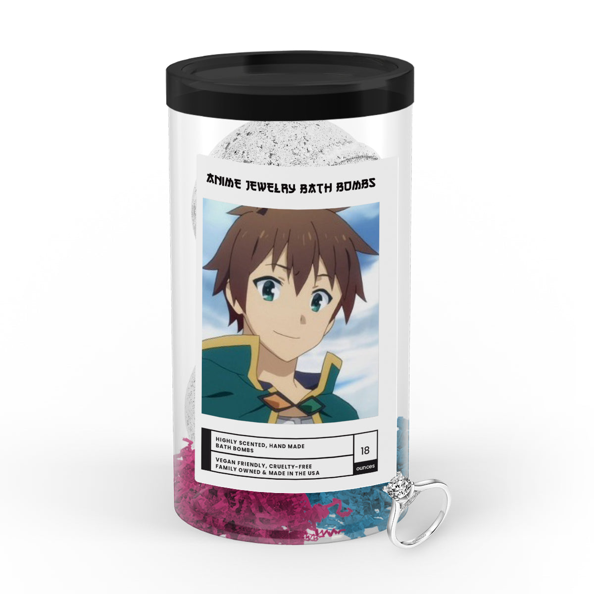 Satou, Kazuma (佐藤 和真) | Anime Jewelry Bath Bombs