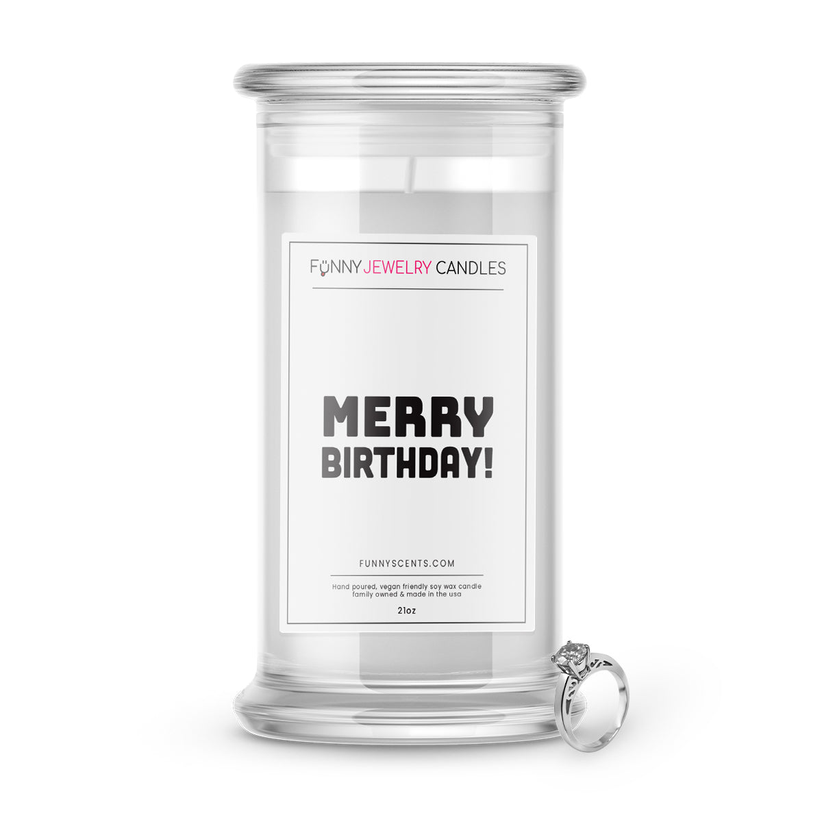 Merry Birthday! Jewelry Funny Candles