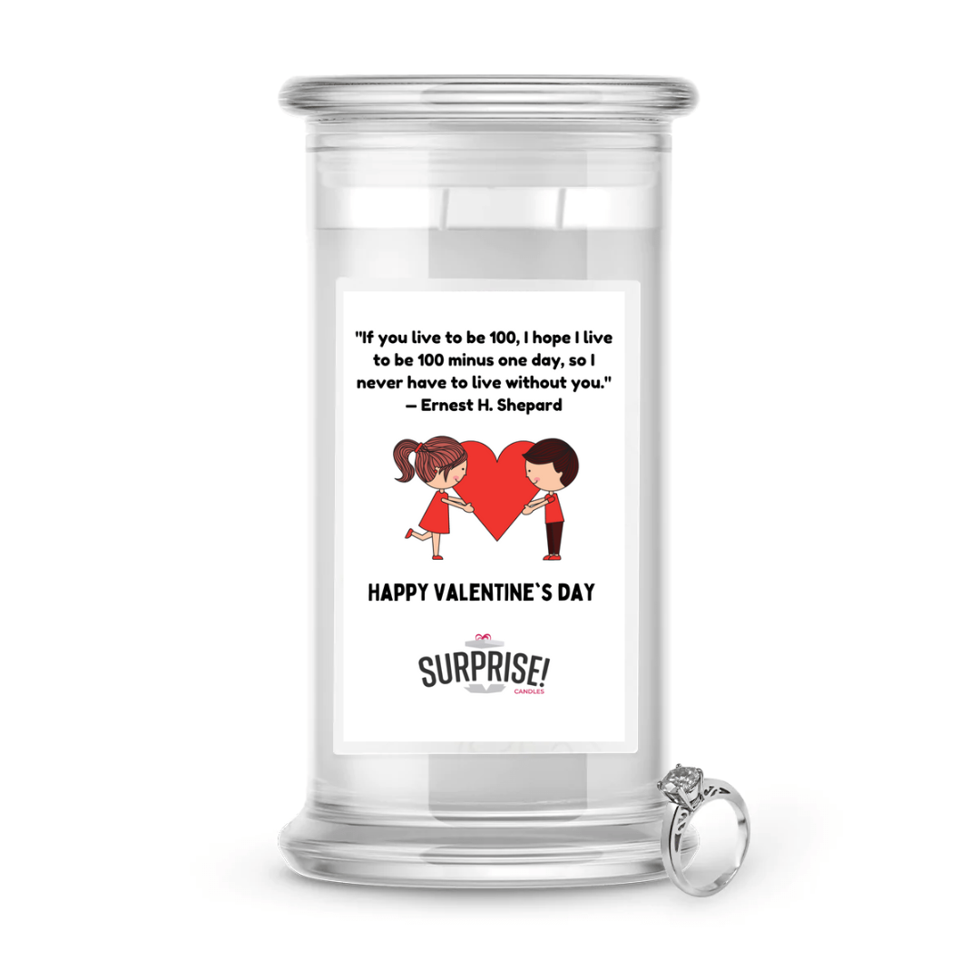 Happy Valentine's Day | Valentine's Day Surprise Jewelry Candles
