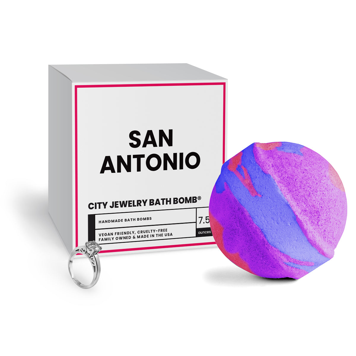 San Antonio City Jewelry Bath Bomb