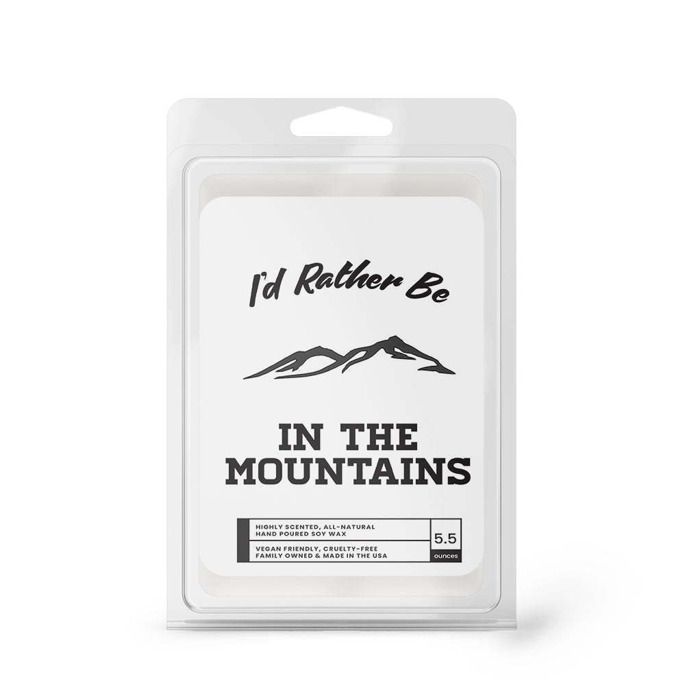 I'd rather be In The Mountains Wax Melts