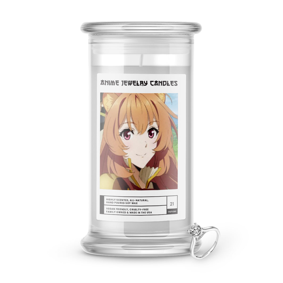 Raphtalia | Anime Jewelry Candles