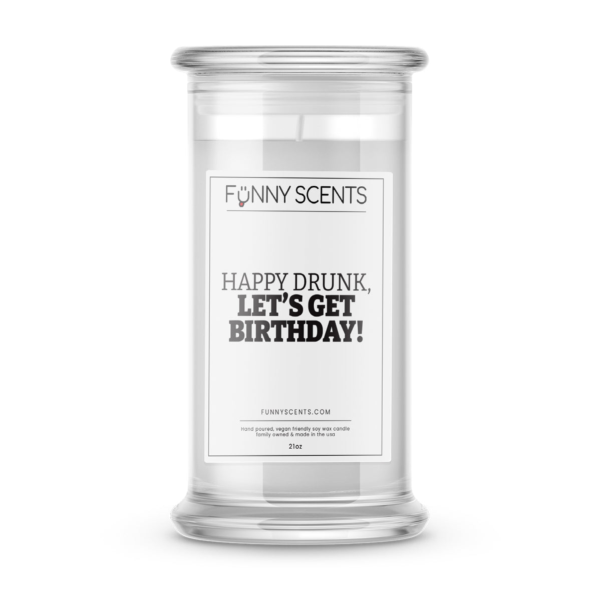 Happy Drunk, Let's Get Birthday! Funny Candles