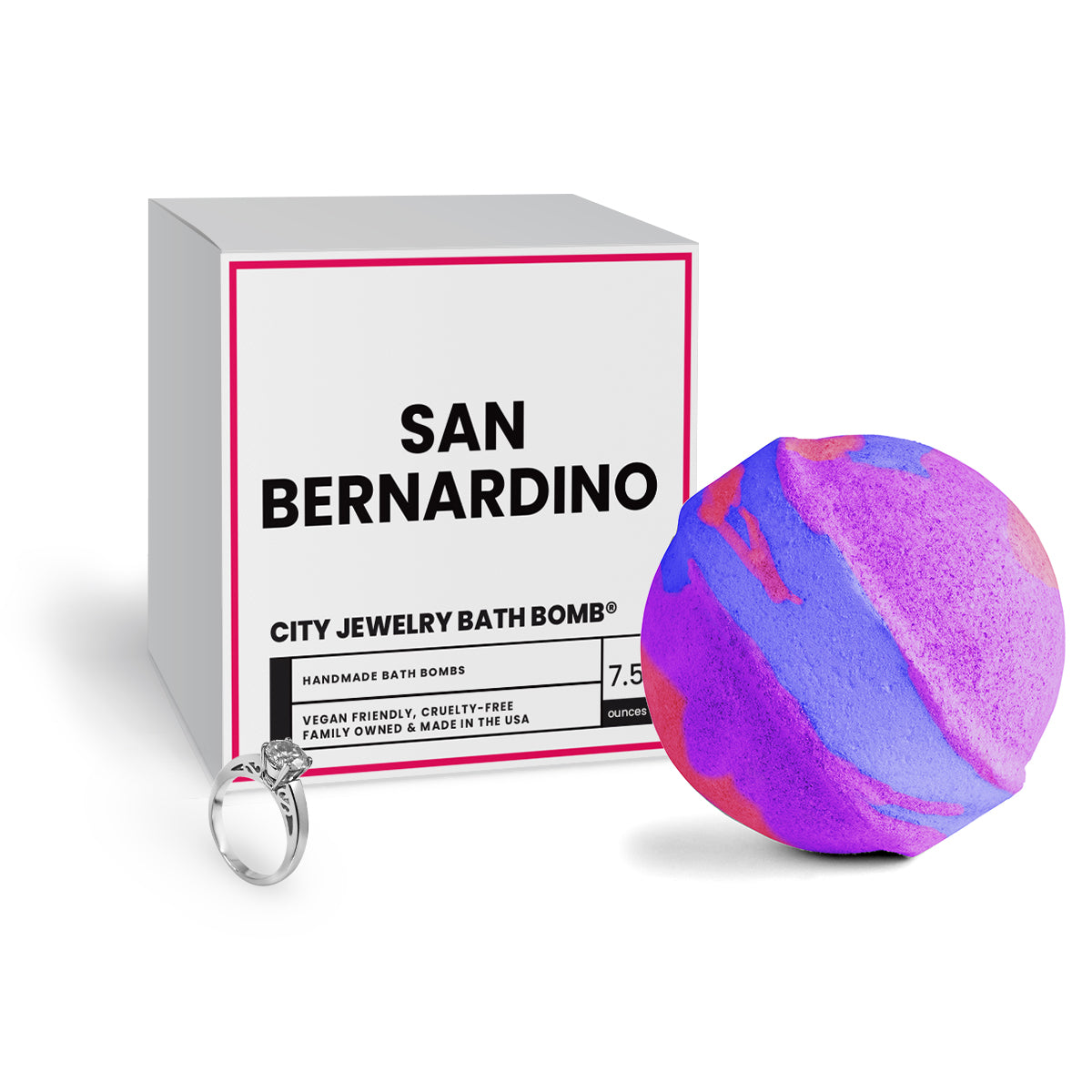 San Bernardino City Jewelry Bath Bomb