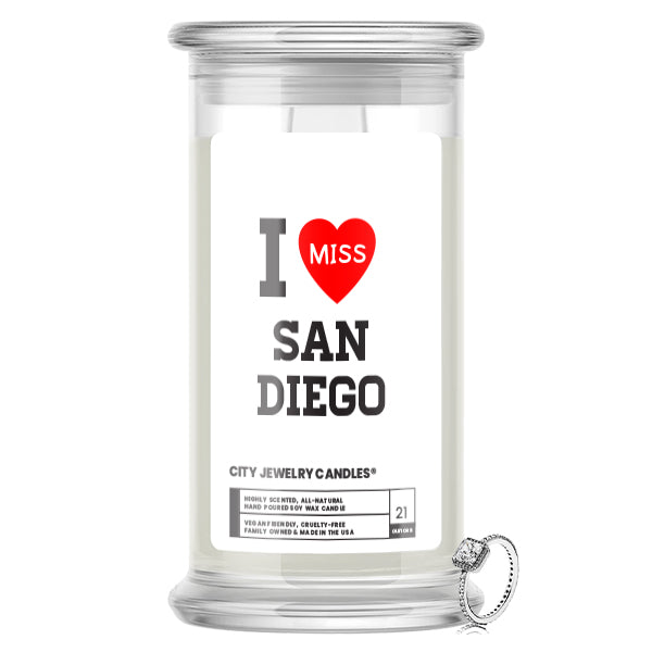 I miss San Diego City Jewelry Candles