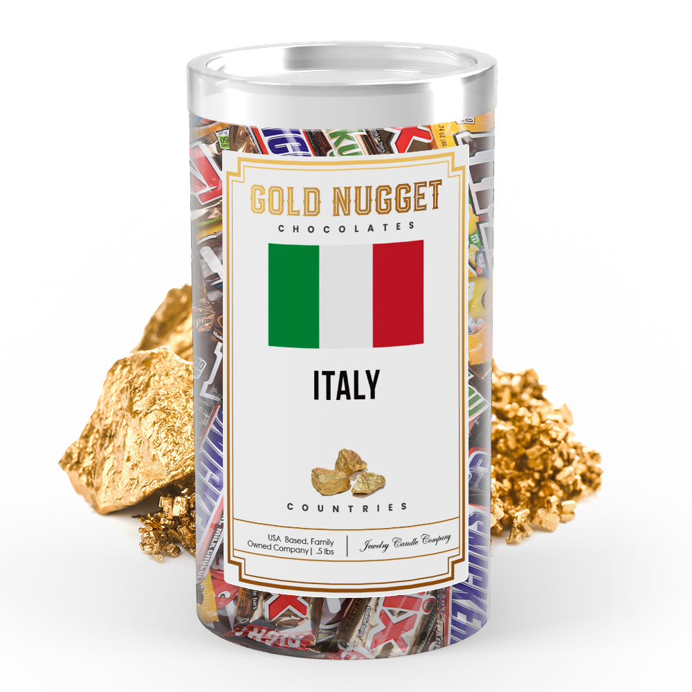 Italy Countries Gold Nugget Chocolates