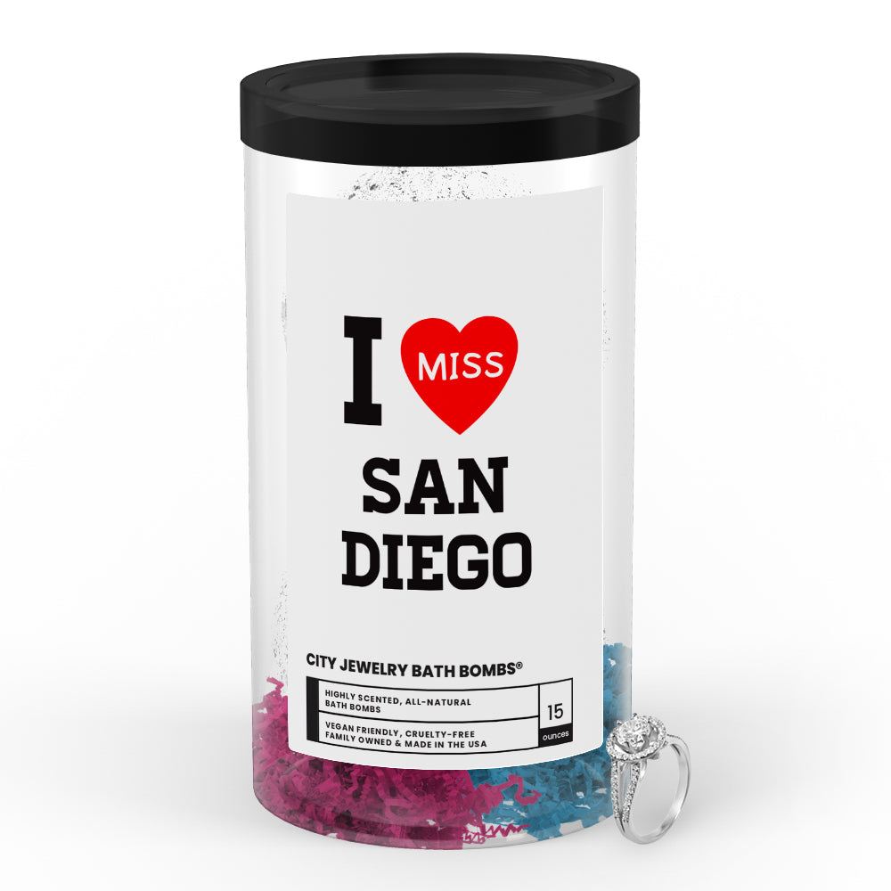 I miss San Diego City Jewelry Bath Bombs