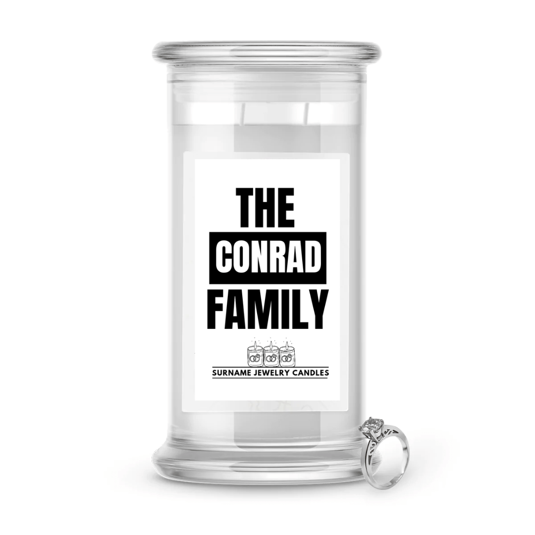 The Conrad Family | Surname Jewelry Candles