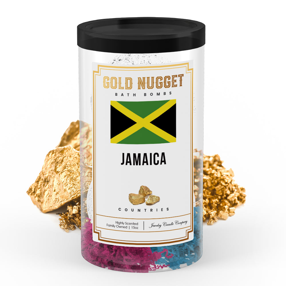 Jamaica Countries Gold Nugget Bath Bombs