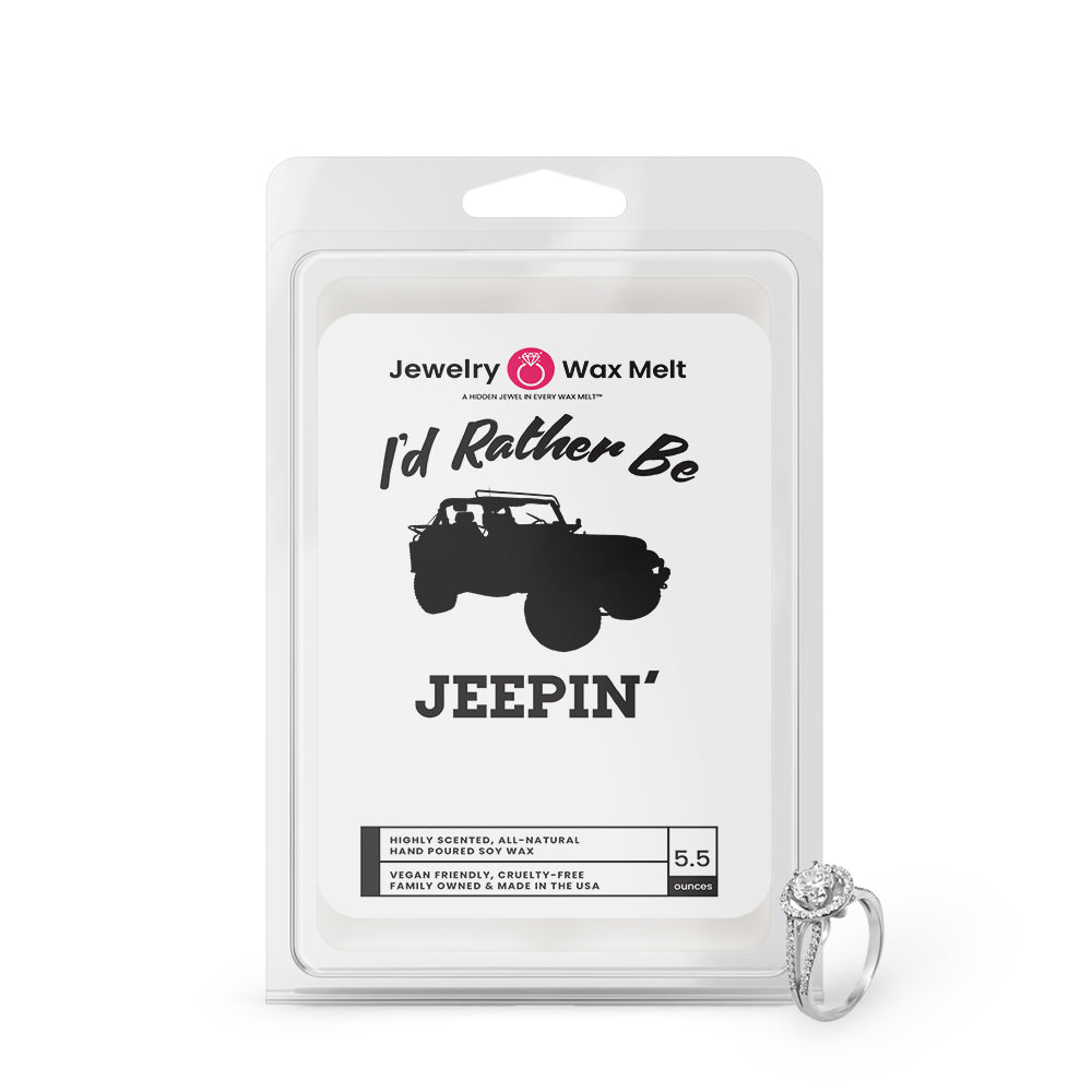 I'd rather be Jeepin' Jewelry Wax Melts