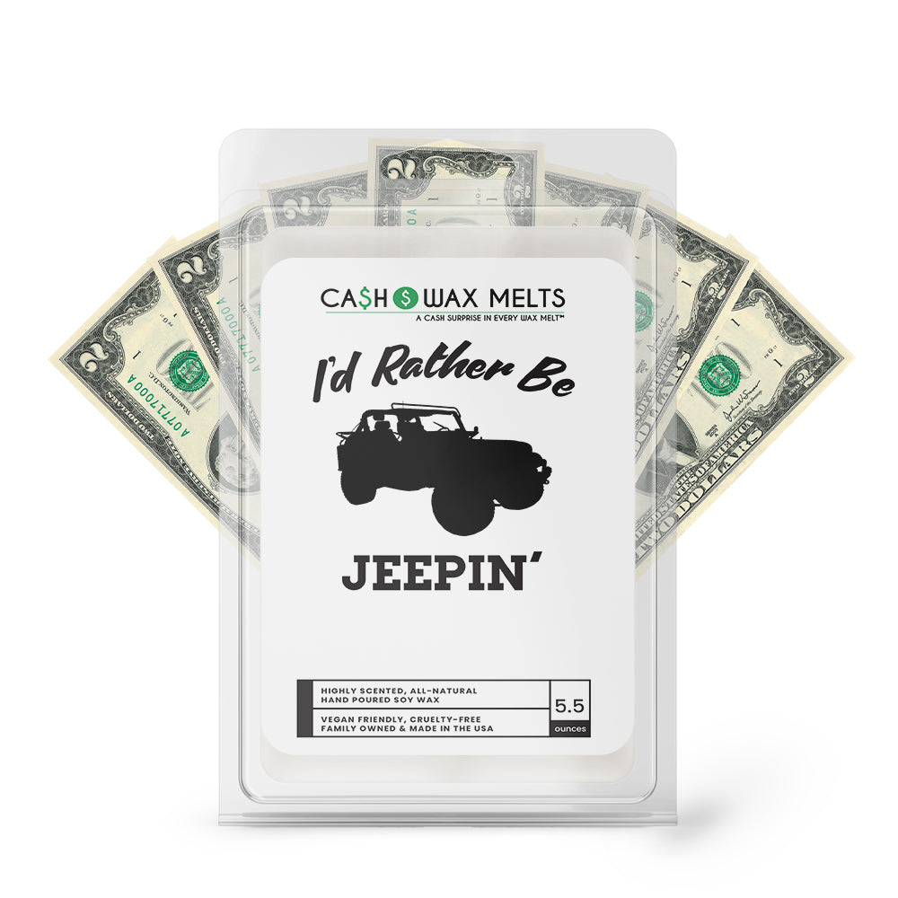 I'd rather be Jeepin' Cash Wax Melts