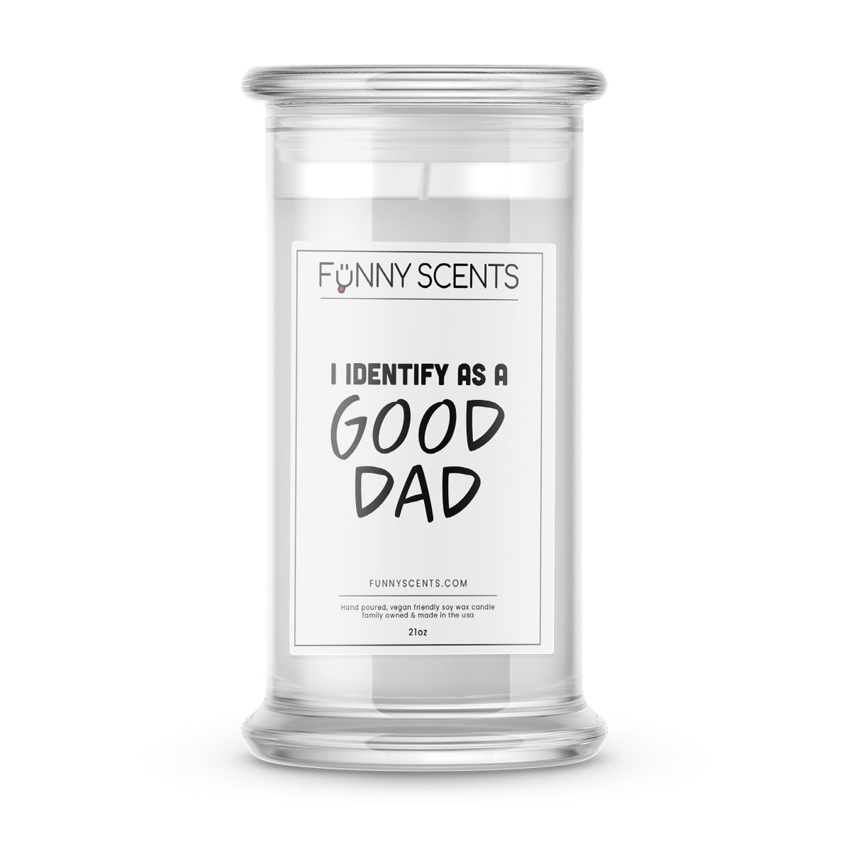 I Identify As a Good Dad Funny Candles