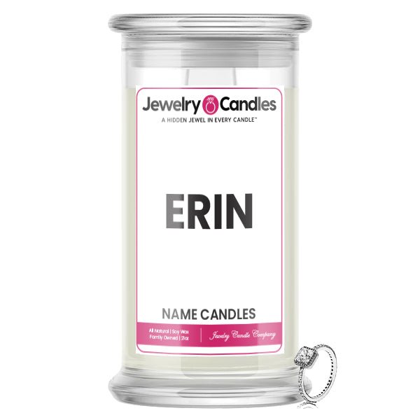 ERIN Name Jewelry Candles