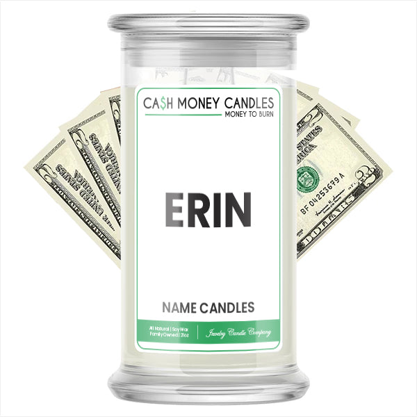ERIN Name Cash Candles