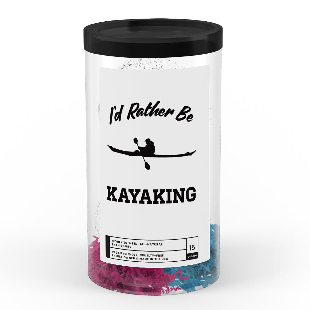 I'd rather be Kayaking Bath Bombs