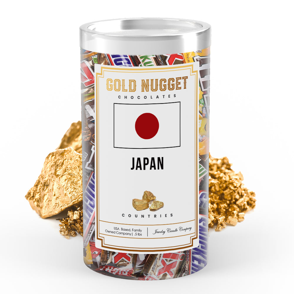 Japan Countries Gold Nugget Chocolates
